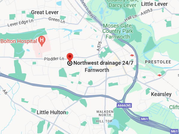 Farnworth Areas Covered by Northwest Drainage 247