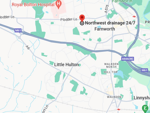 Little Hulton Area Covered by Northwest Drainage 247